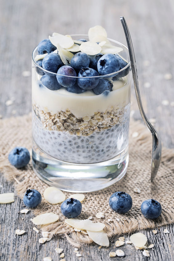 Aussie Ripper Roasts Menus - Chia Pudding with Blueberries